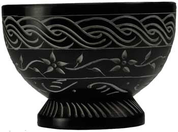 5" Black Soapstone burner                                   