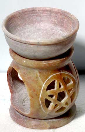 Soapstone Pentagram diffuser
